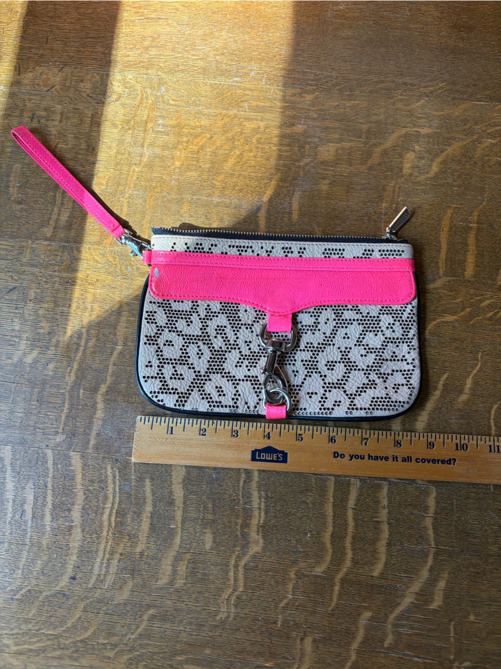 Y2K Rebecca Minkoff Skinny Mac Leopard Leather Clutch
